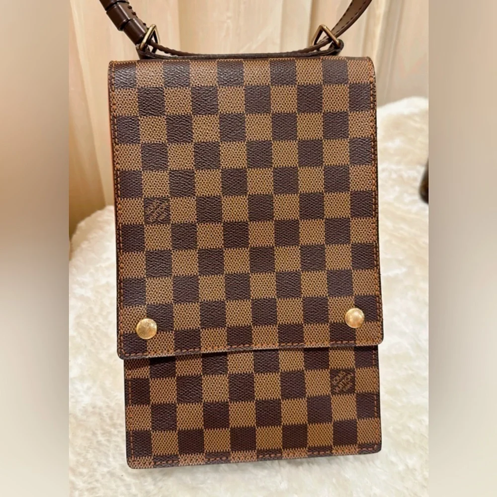 Authentic Louis Vuitton Portobello Damier Ebene Bag✨